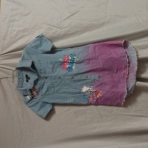 Girls girls jean dress size 14/16